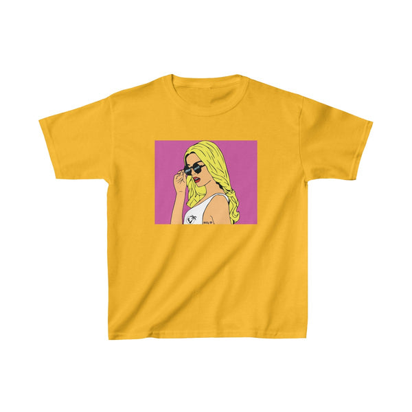 Big B Vibez Kids Gold T-Shirt