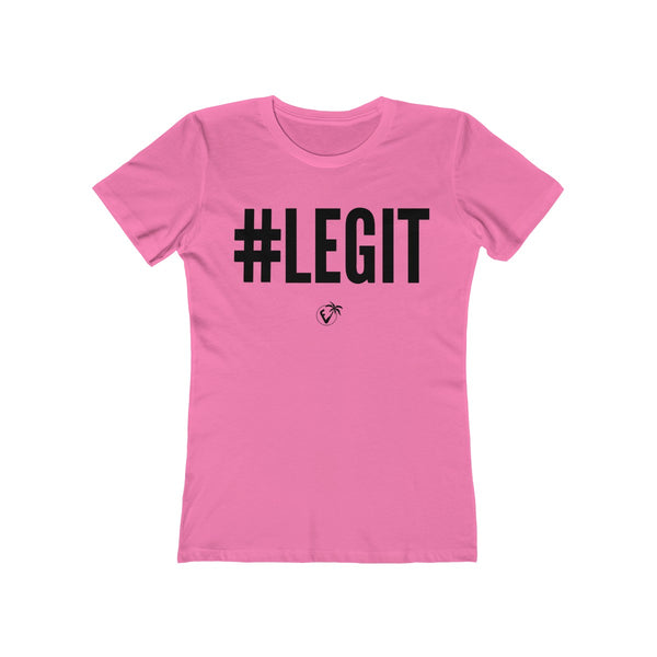 #LEGIT Ladies Hot Pink T-Shirt