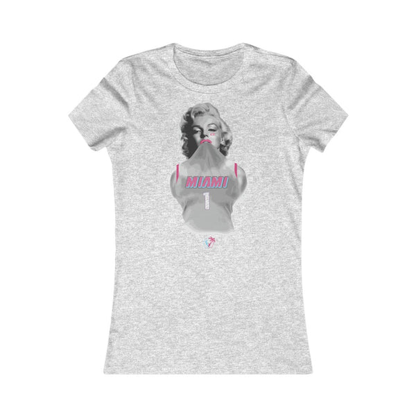 Vice Monroe Light Grey Ladies T Shirt