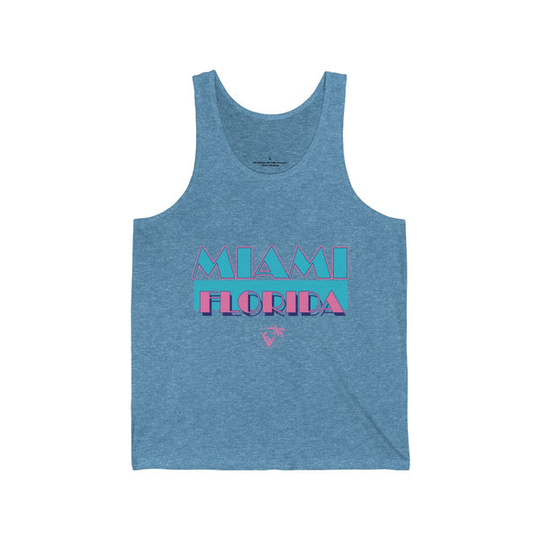 Miami Vice Aqua Blue Tanks