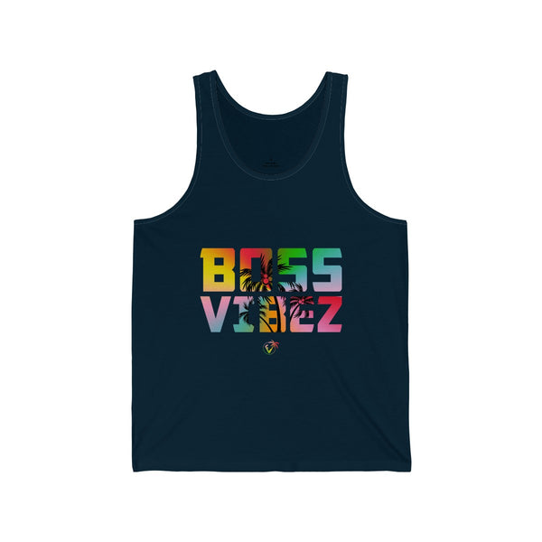 Boss Vibez Navy Blue Tanks