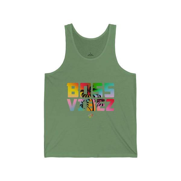 Boss Vibez Leaf Green Tanks