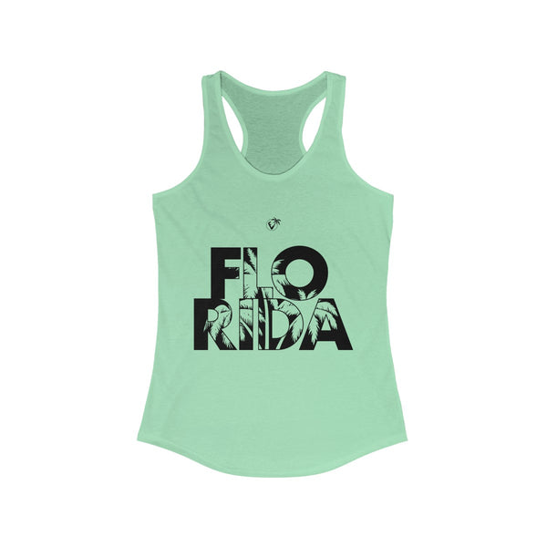 FloRida Light Green Ladies Tank Tops