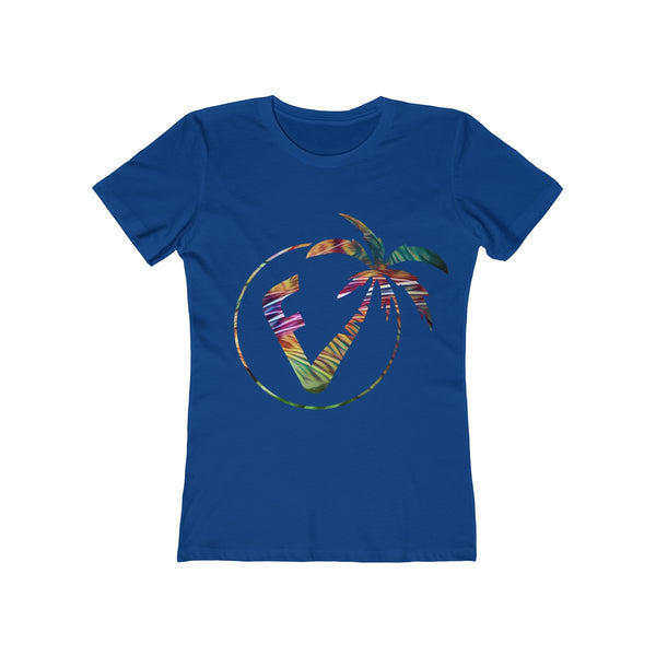 Exotic Vibez Ladies Royal Blue T-Shirt