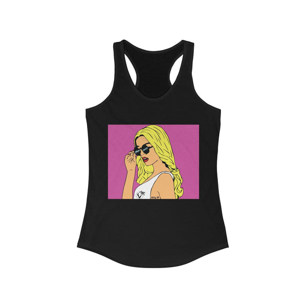 Big B Collaboration Black Racerback Tank