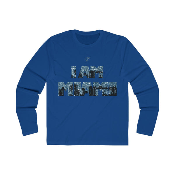 I Am Miami Long Sleeve Royal Blue T-Shirt