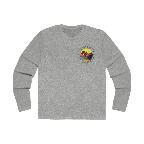 The Way We Vibe Long Sleeve Grey T-Shirt