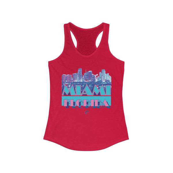 Vice City Red Ladies Tank Tops
