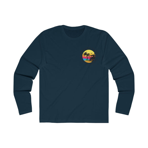 The Way We Vibe Long Sleeve Navy Blue T-Shirt
