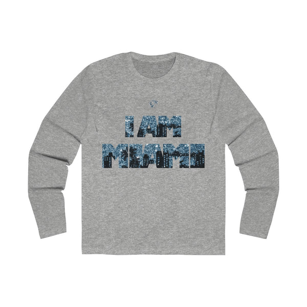 I Am Miami Long Sleeve Grey T-Shirt