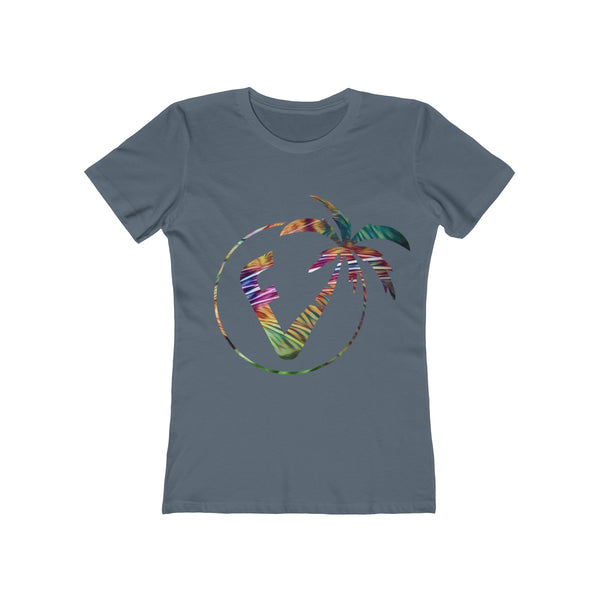 Exotic Vibez Ladies Indigo T-Shirt