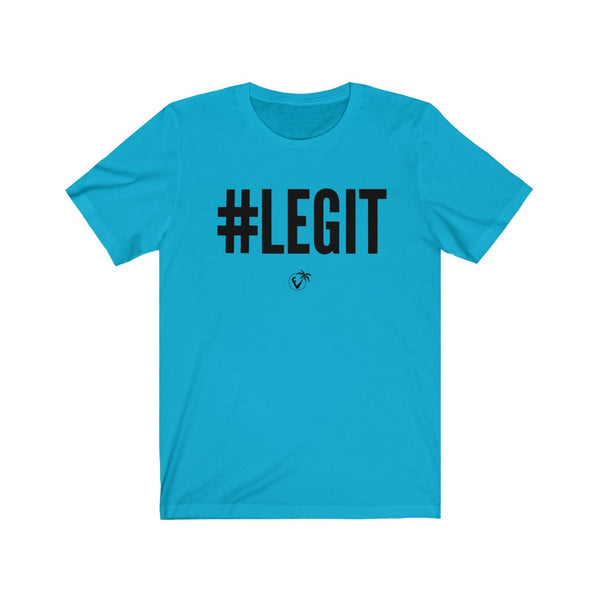 #LEGIT T-Shirt - Turquoise