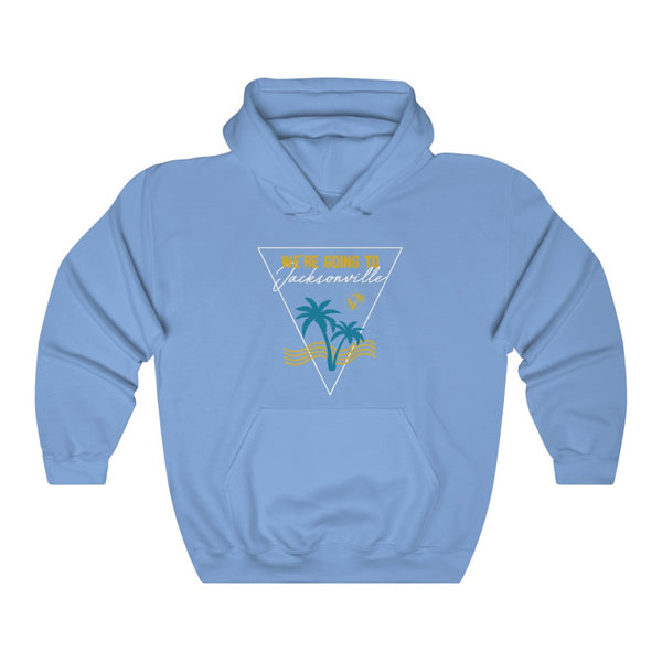 We're Going To Jacksonville Hoodie carolina blue