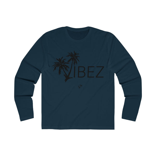 V.I.B.E.Z Long Sleeve Navy Blue T-Shirt