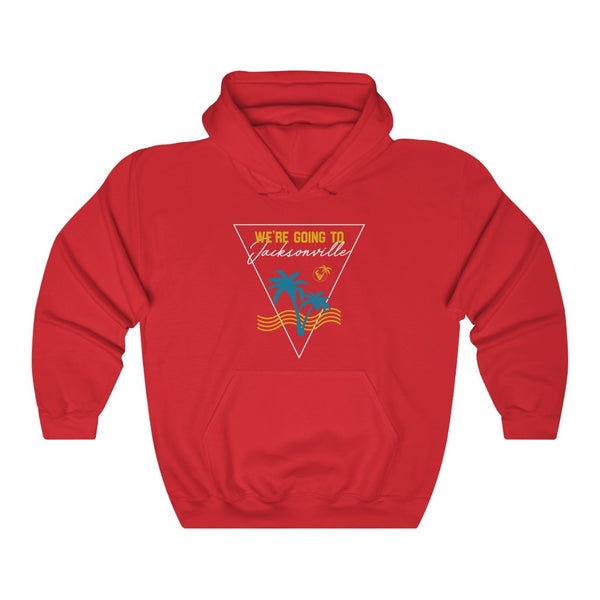 We're Going To Jacksonville Hoodie red
