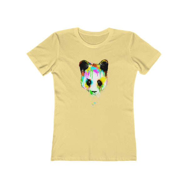 Panda Vibez Ladies Banana Cream T-Shirt