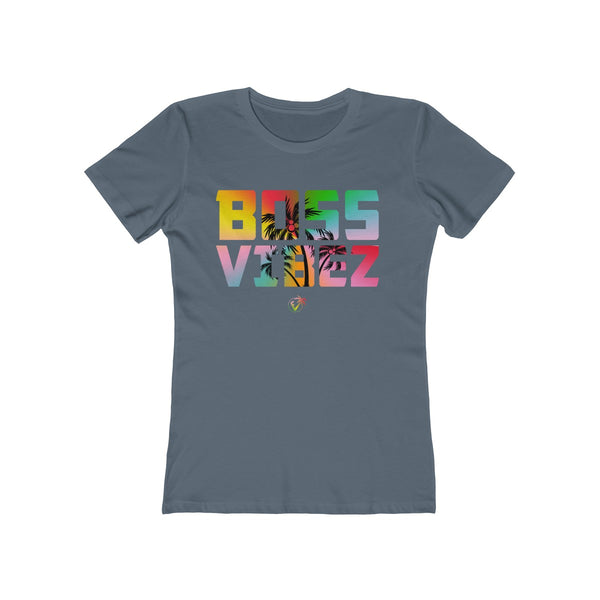 Boss Vibez Ladies Indigo T-Shirt