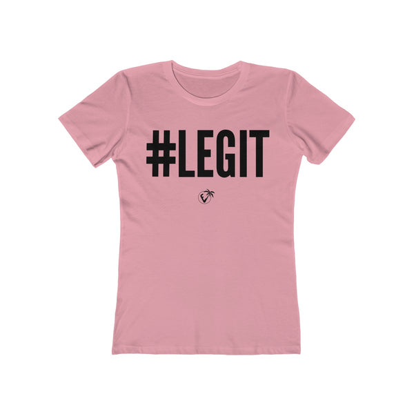 #LEGIT Ladies Light Pink T-Shirt