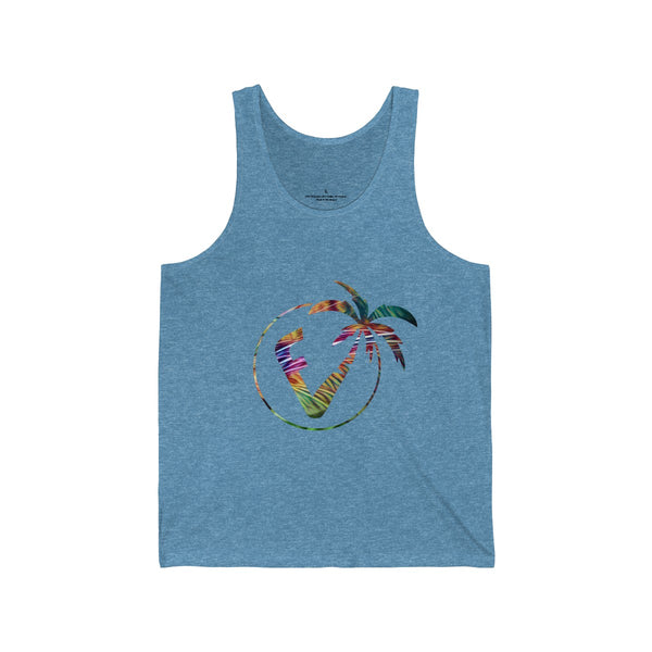 Exotic Vibez Aqua Blue Tanks