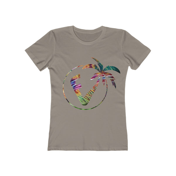 Exotic Vibez Ladies Gray T-Shirt