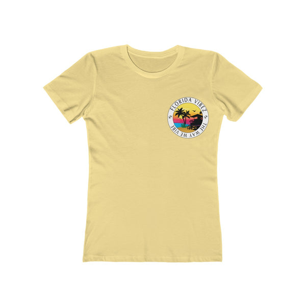 The Way We Vibe Ladies Banana Cream T-Shirt