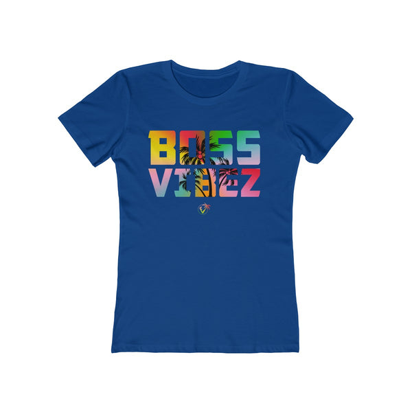 Boss Vibez Ladies Royal Blue T-Shirt