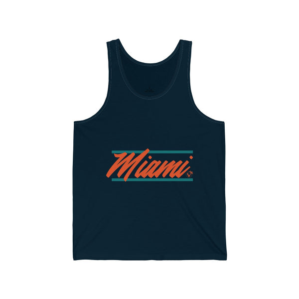 U Are Miami Navy Blue Tanks