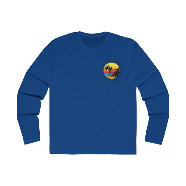 The Way We Vibe Long Sleeve Royal Blue T-Shirt