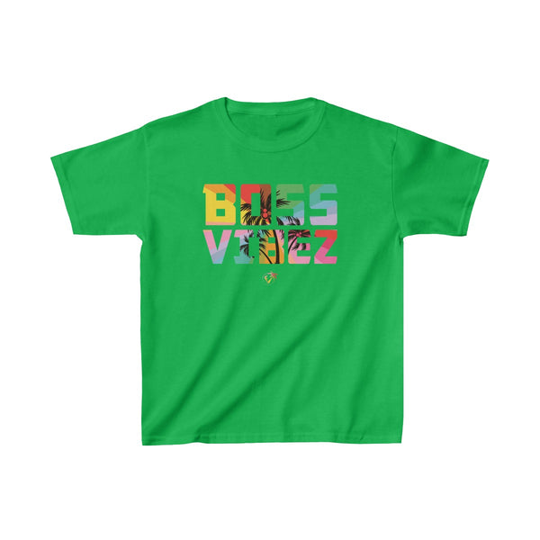 Boss Vibez Kids Green T-Shirt