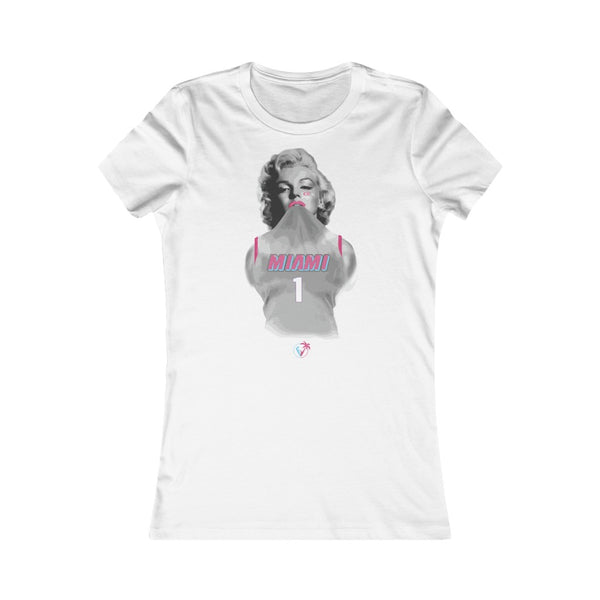 Vice Monroe White Ladies T Shirt