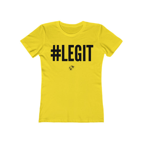 #LEGIT Ladies Yellow T-Shirt