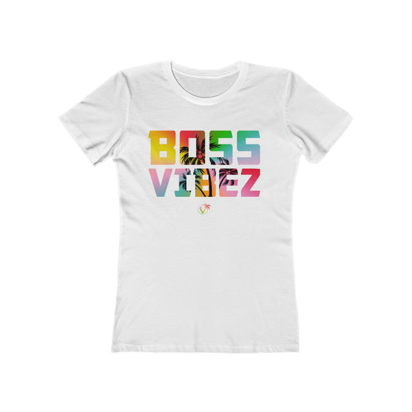 Boss Vibez Ladies White T-Shirt