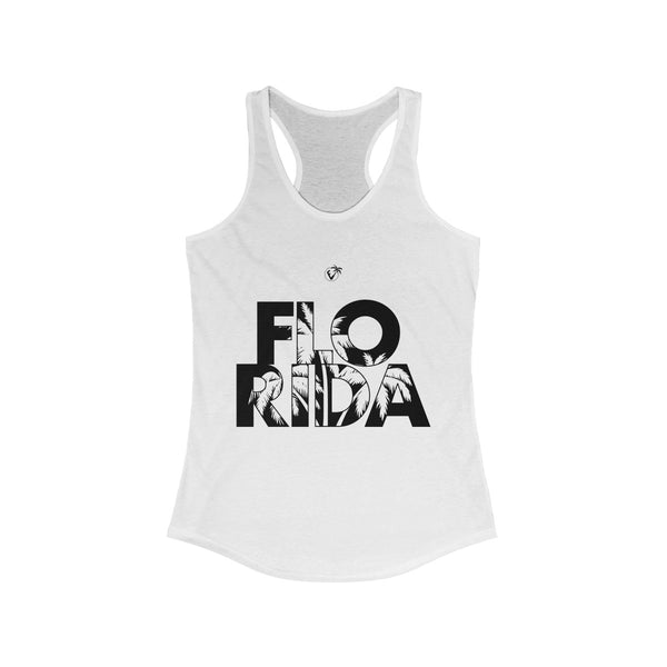 FloRida White Ladies Tank Tops
