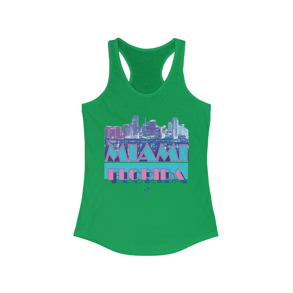 Vice City Green Ladies Tank Tops