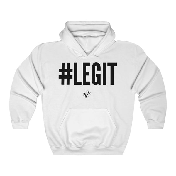 #Legit Hoodie - White