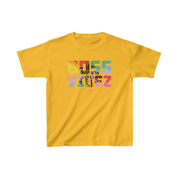 Boss Vibez Kids Gold T-Shirt