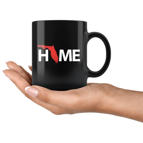 Home - 11oz Black Mug