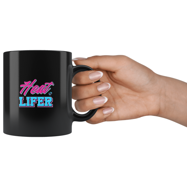 Heat Lifer - 11oz Black Mug