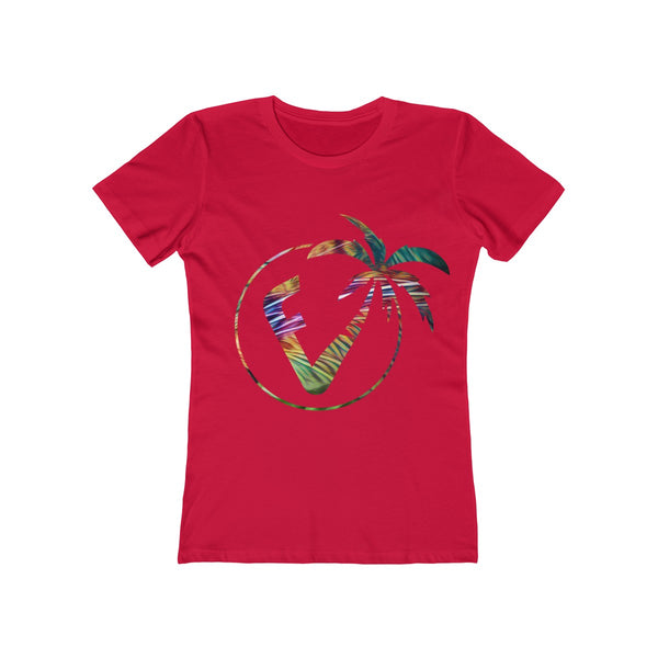 Exotic Vibez Ladies Red T-Shirt