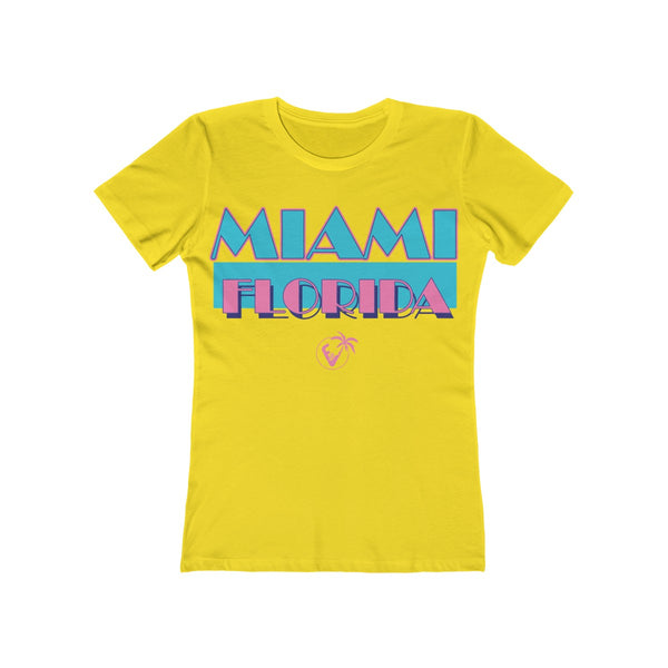 Miami Vice Ladies Yellow T-Shirt