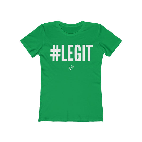 #LEGIT Ladies Kelly Green T-Shirt