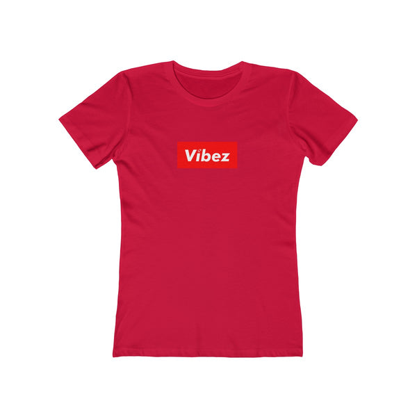 Hype Vibez Ladies Red T-Shirt