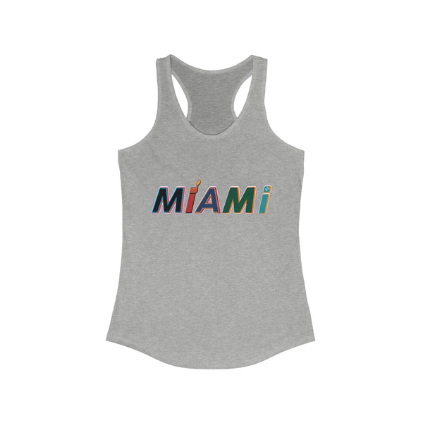 New Era Grey Ladies Tank Tops