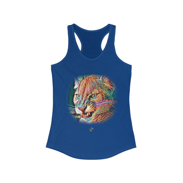 Florida Panther Blue Ladies Tank Tops