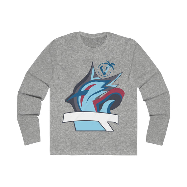 Marlin Vibez Long Sleeve Grey T-Shirt