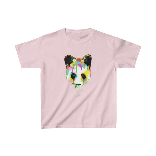 Panda Vibez Kids Light Pink T-Shirt