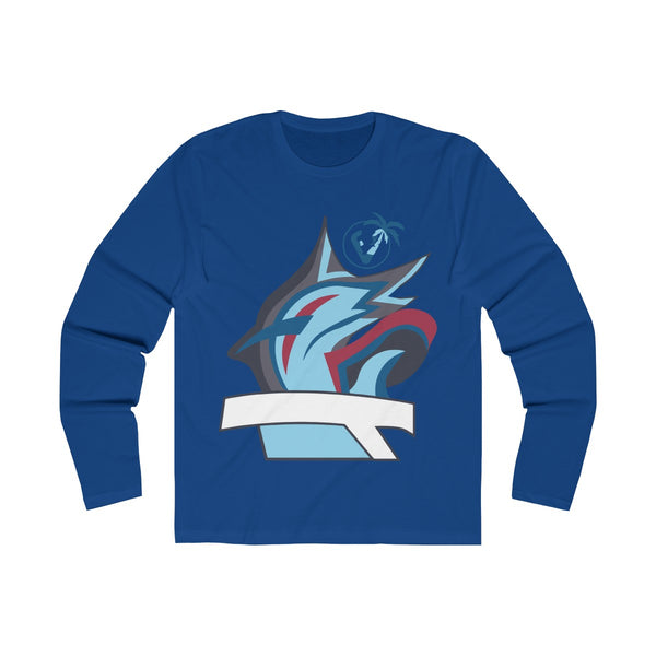 Marlin Vibez Long Sleeve Royal Blue T-Shirt