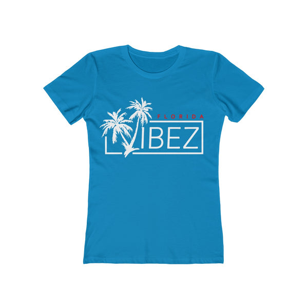  Florida Vibez Ladies Turquoise T-Shirt