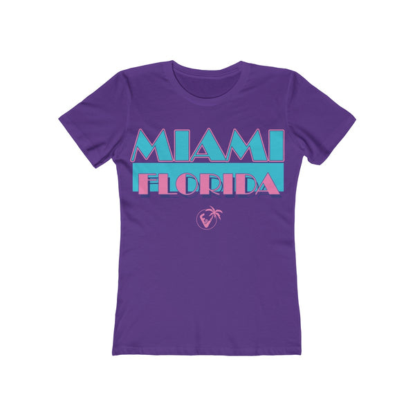 Miami Vice Ladies Purple T-Shirt