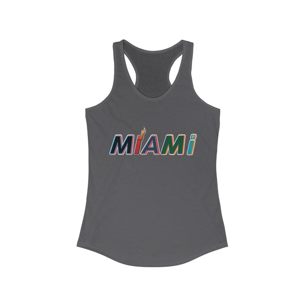 New Era Dark Gray Ladies Tank Tops